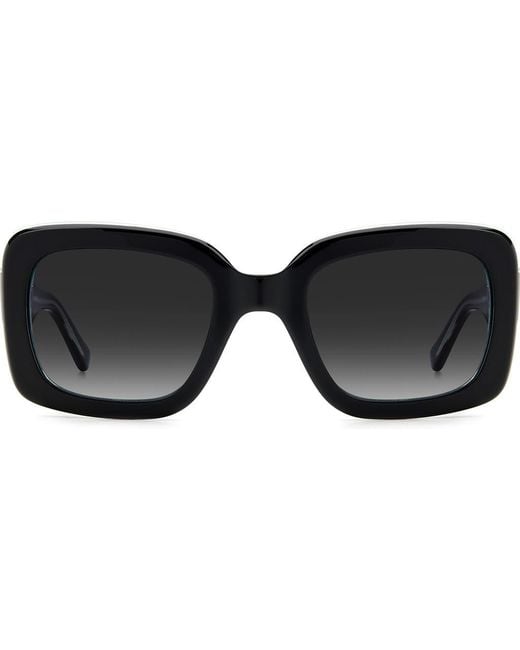 Kate Spade Black Bellamys 52Mm Gradient Rectangular Sunglasses