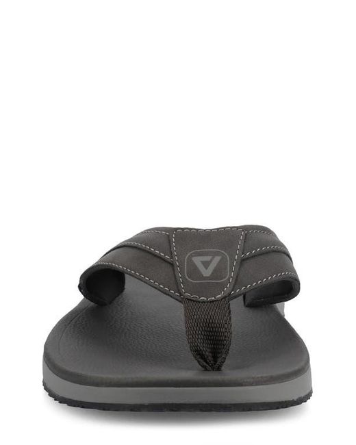 Vance Co. Gray Boyd Flip Flop Sandal for men