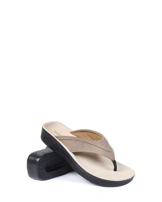 AEROTHOTIC Gray Tera Flip Flop