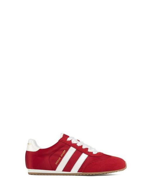 J/Slides Red Pacific Low Top Sneaker
