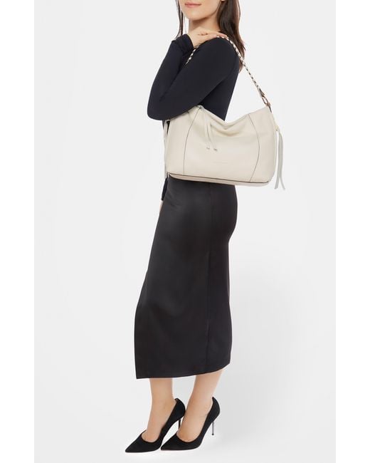 Aimee Kestenberg Natural Convertible Leather Shoulder Bag