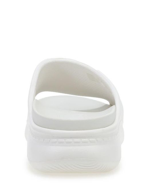 Dansko White Devyn Recovery Slide Sandal