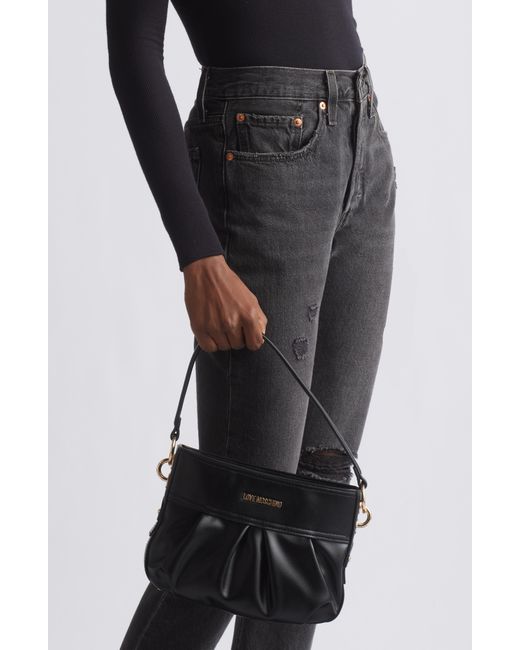 Love Moschino Black Borsa Faux Leather Handbag