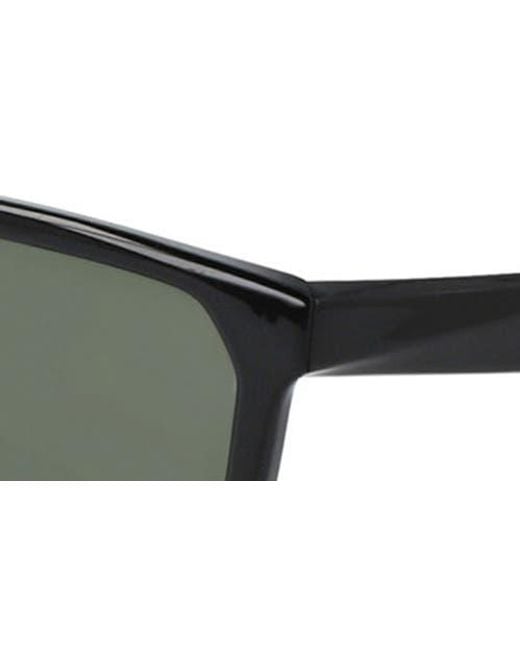 Nike Green Nv03 55Mm Rectangular Sunglasses for men
