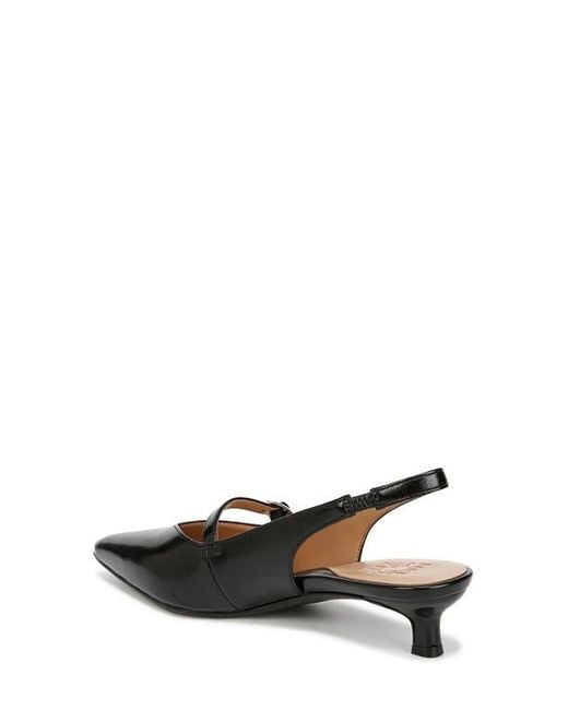 Naturalizer Black Grayson Slingback Mary Jane Flat