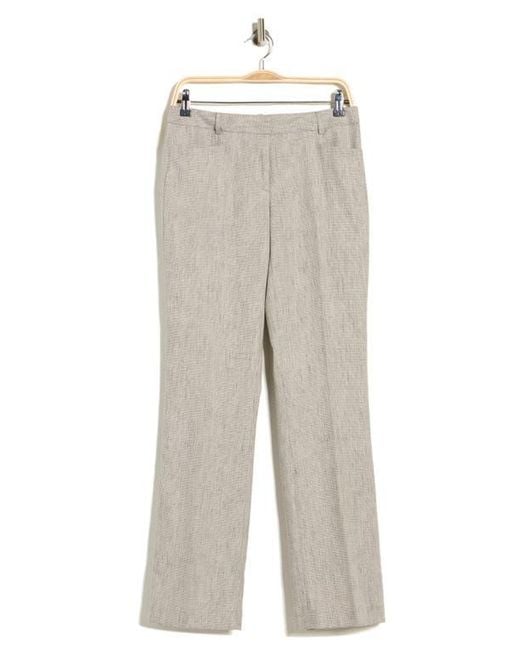DKNY White Flat Front Pants