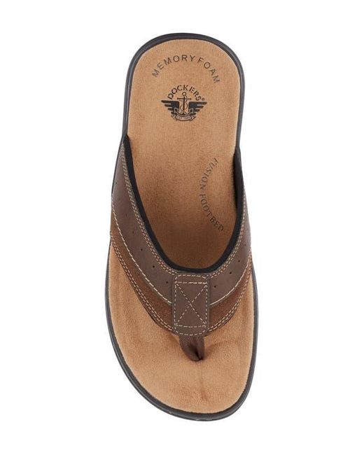 Dockers Brown Flip Flop for men