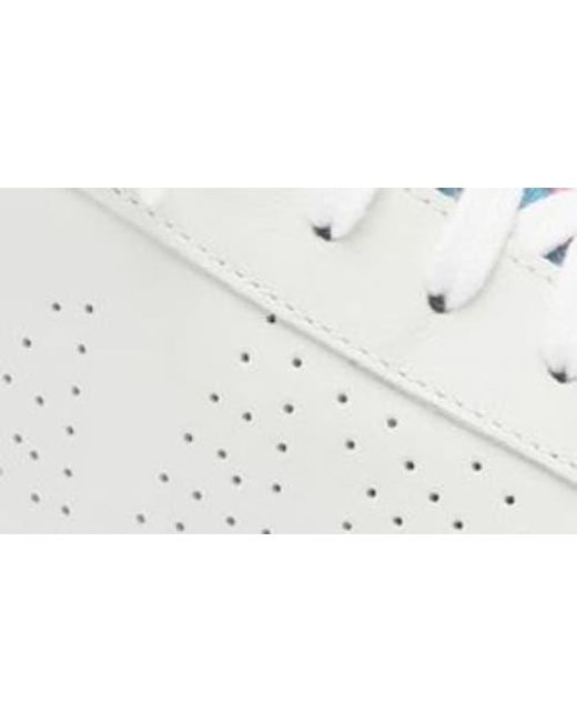 P448 White Thea Platform Sneaker