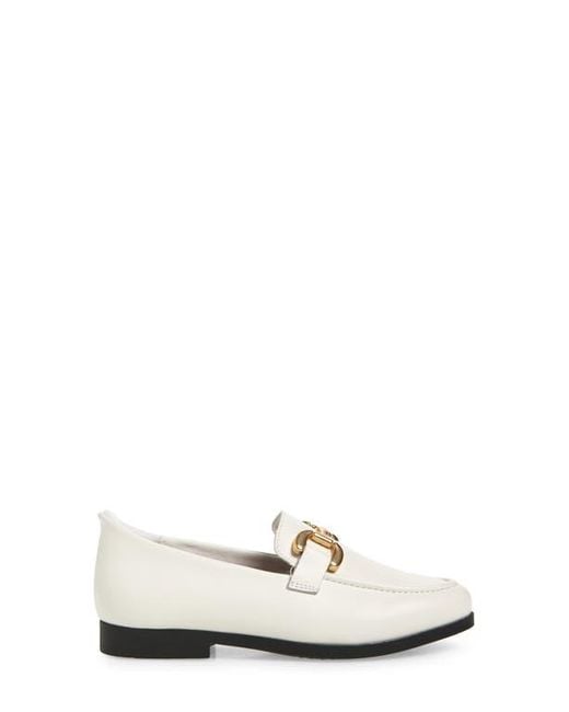 Marc Joseph New York White Carmel Court Bit Buckle Loafer
