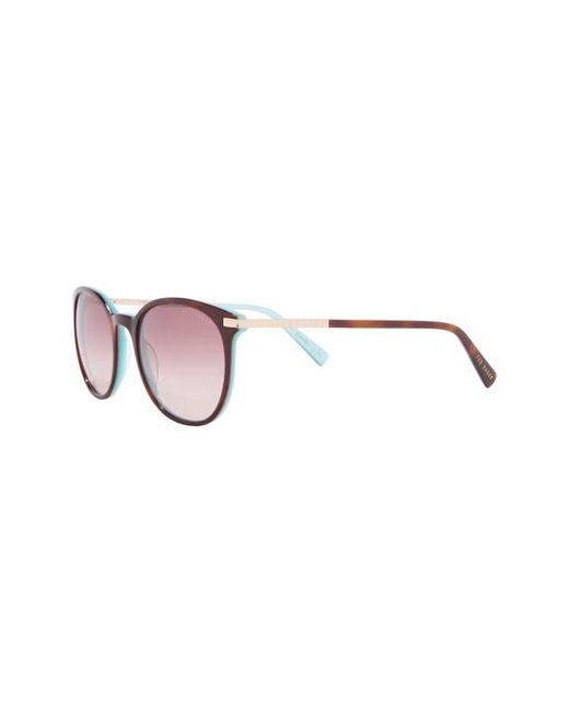 Ted Baker Pink 53Mm Round Sunglasses