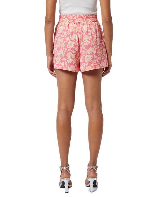 French Connection Pink Cosette Verona Floral Print Shorts