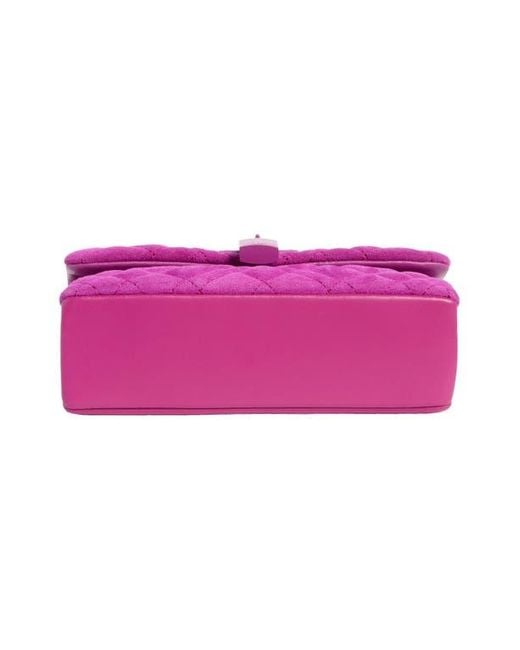 Kurt Geiger Purple Mini Brixton Lock Crossbody Bag