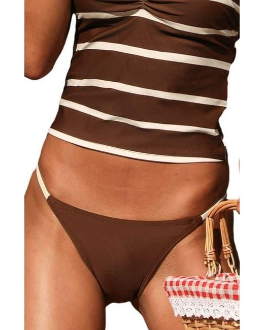 CUPSHE Brown Bikini Bottoms