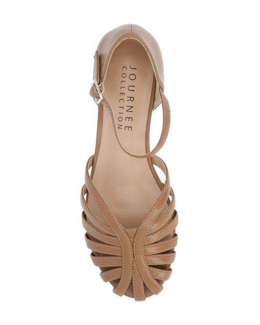 Journee Collection Natural Joannah Flat