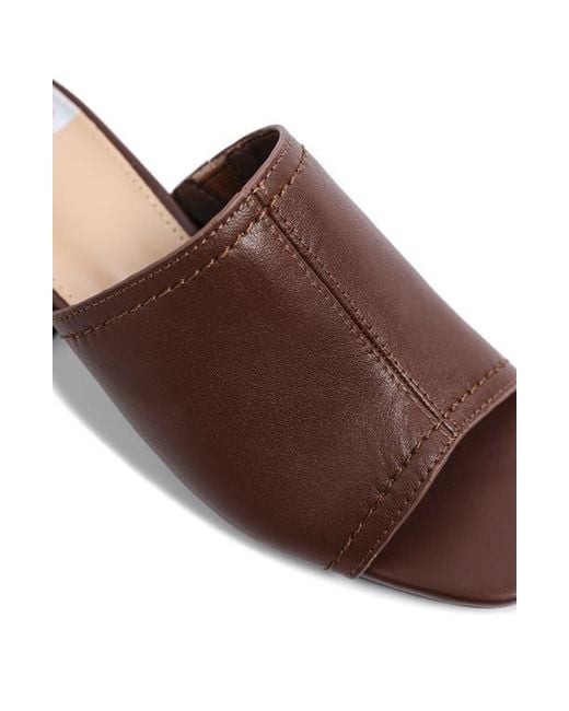 Rag & Co Brown Wuling Slide Sandal