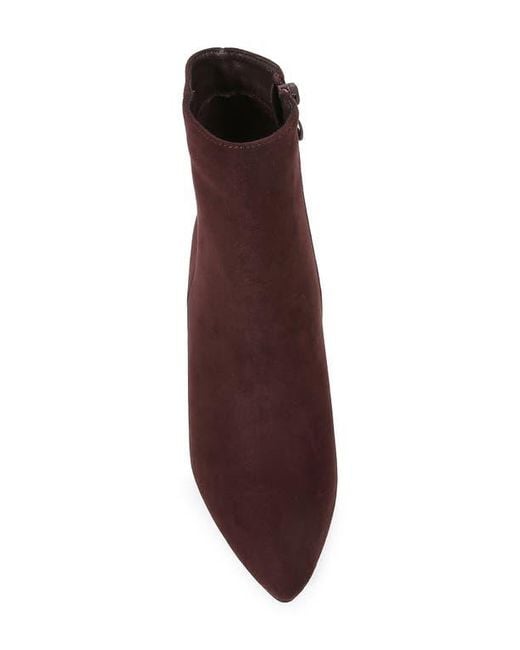 BERNESS Purple Sara Block Heel Bootie