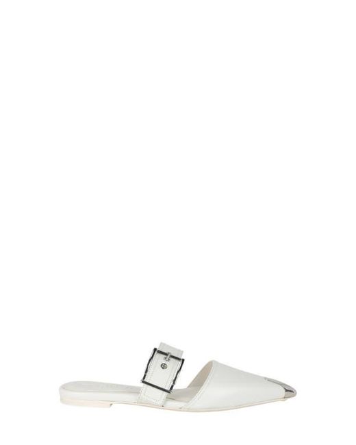 McQueen Metallic Punk Pointed Toe Flat