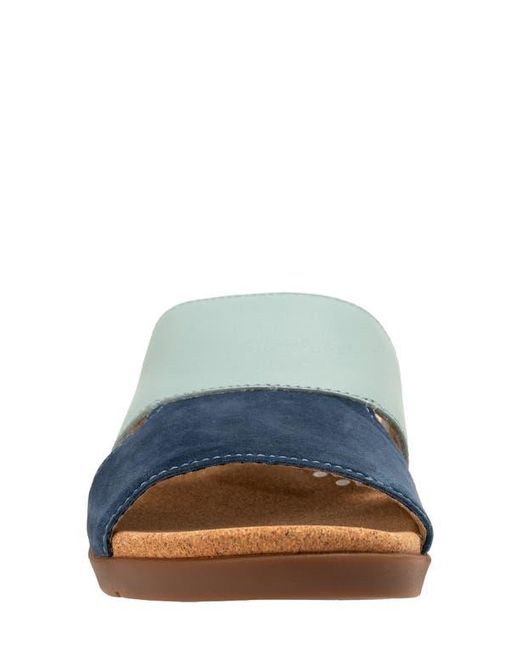 Revitalign Blue Basque Slide Sandal