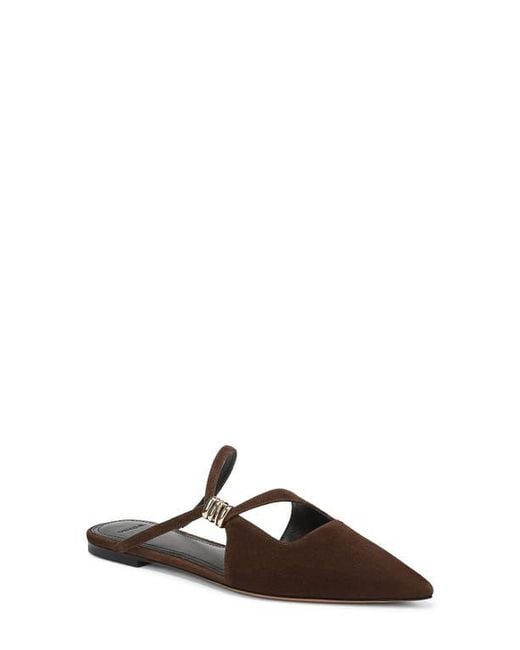 Vince Brown Gilia Strappy Pointed Toe Flat Mule
