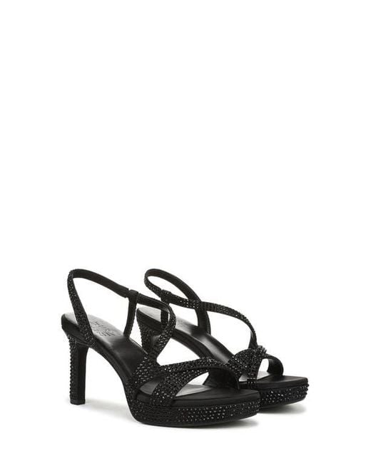 Naturalizer Black Abby Platform Sandal