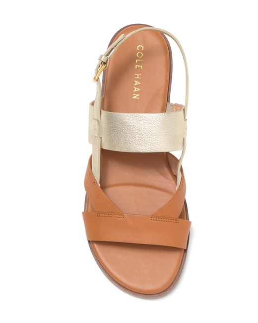 Cole Haan Natural Fawn Slingback Sandal