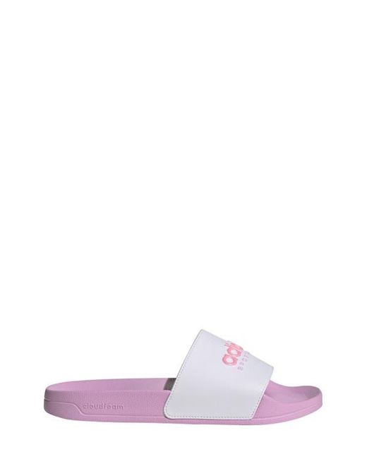 Adidas Purple Adilette Shower Slide