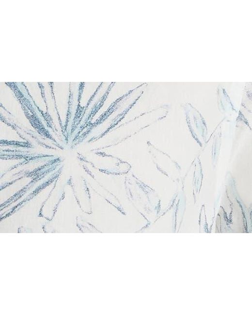 Vince White Short Sleeve Cotton & Lyocell Button-Up Shirt for men