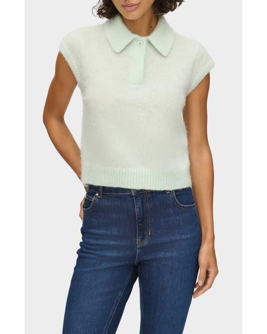 ALIGNE Blue Lexi Polo Sweater