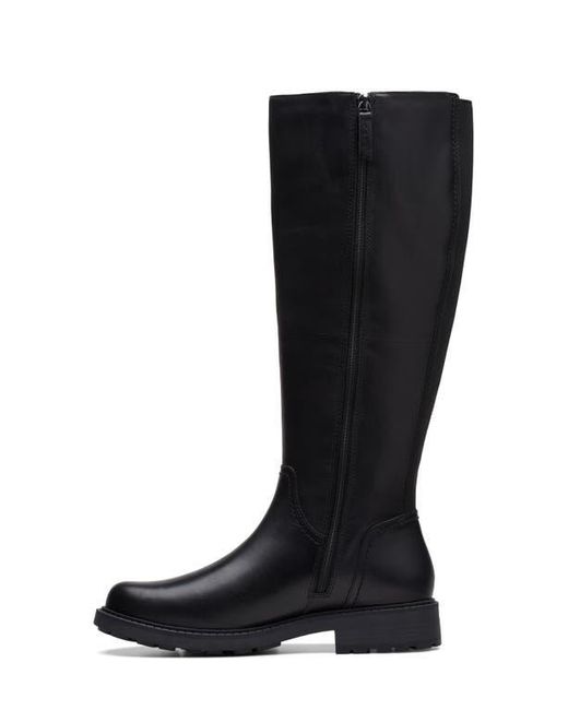 Clarks Black Orinoco Rise Knee High Boot