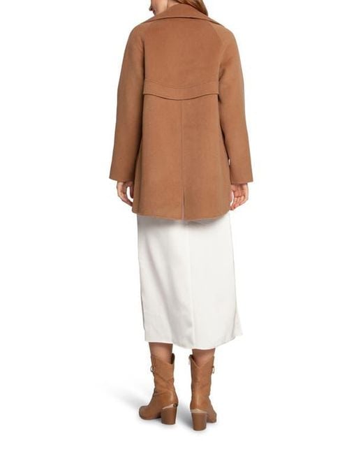 Belle & Bloom White Wanna Be Loved Wool Blend Coat