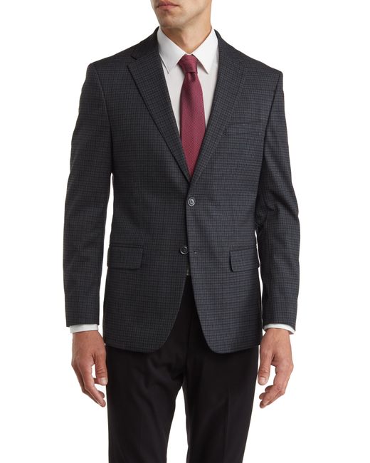 Tommy Hilfiger Black Conrad Plaid Sport Coat for men