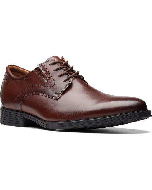 Clarks Brown Whiddon Pace Derby for men