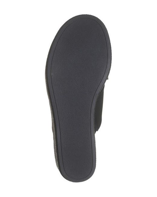 Nordstrom Rack Black Frankie Wedge Platform Sandal