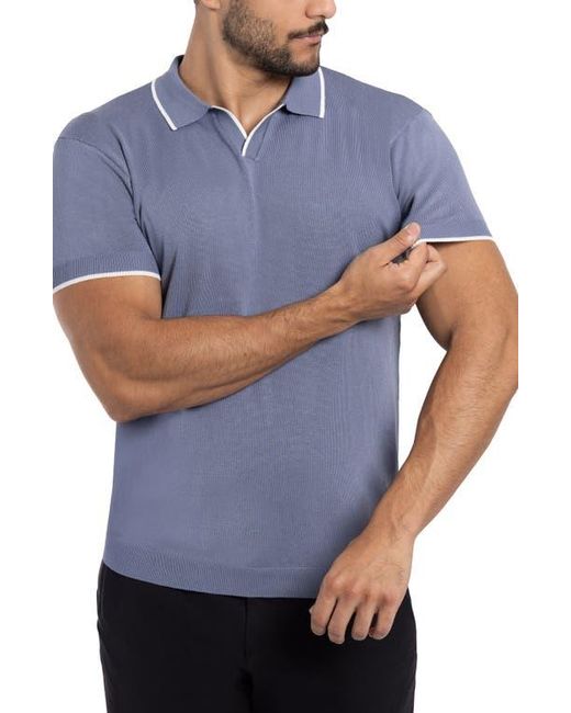 Xray Jeans Blue V-Neck Polo Sweater for men