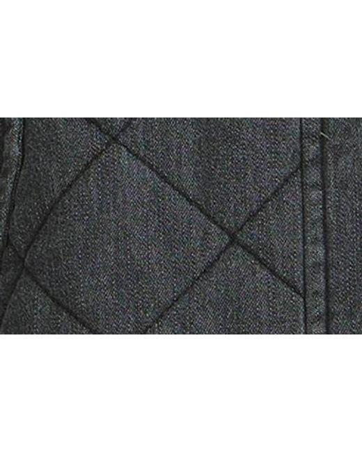 Ichi Black Quilted Jacket