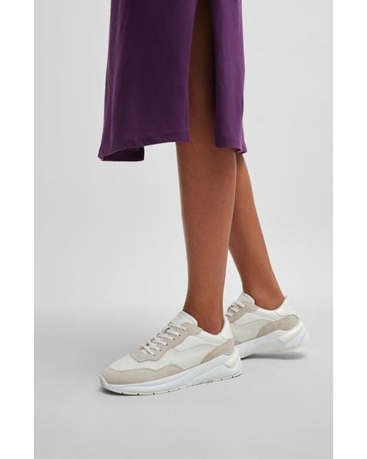 Boss White Skylar Sneaker