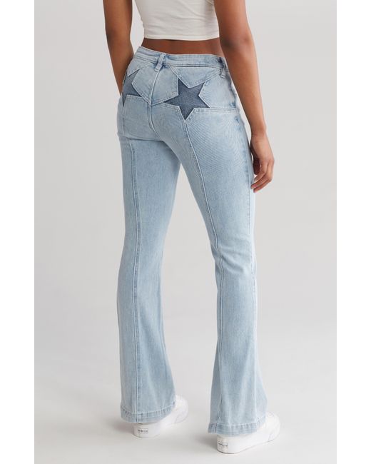 PTCL Blue Star Low Rise Flare Jeans