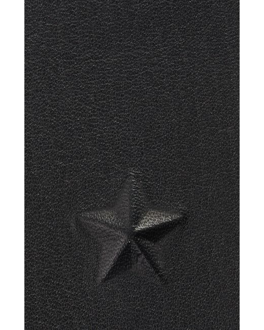 AllSaints Black Star Studded Belt