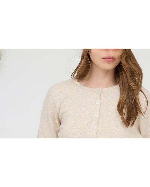 Blu Pepper White Button Down Cardigan