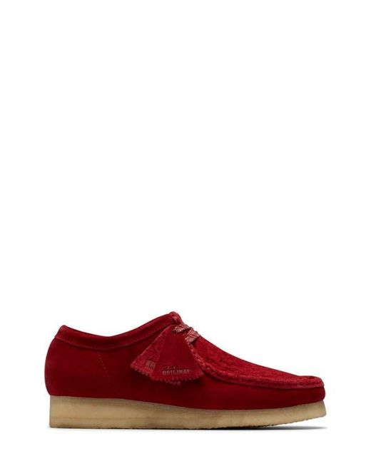 Clarks Red Wallabee Moc Toe Chukka for men