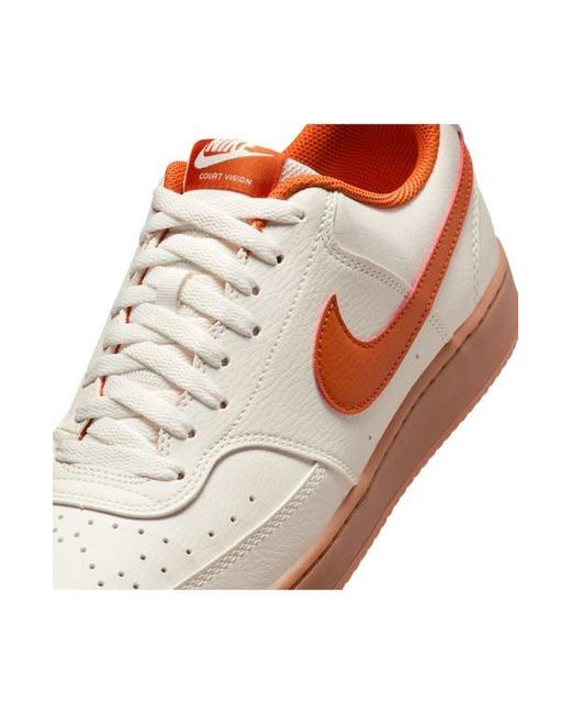 Nike Pink Court Vision Low Sneaker for men