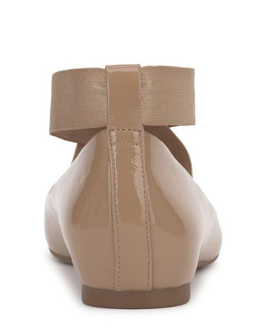 Jessica Simpson Brown Mandayss Ankle Strap Ballet Flat