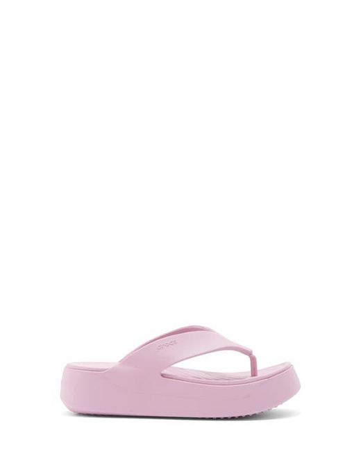 CROCSTM Pink Getaway Platform Flip Flop