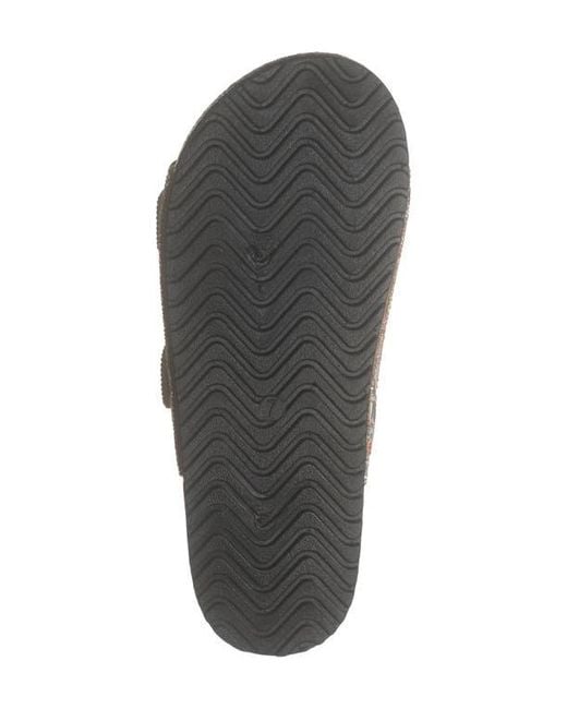 Top Moda Brown Spring Slide Sandal
