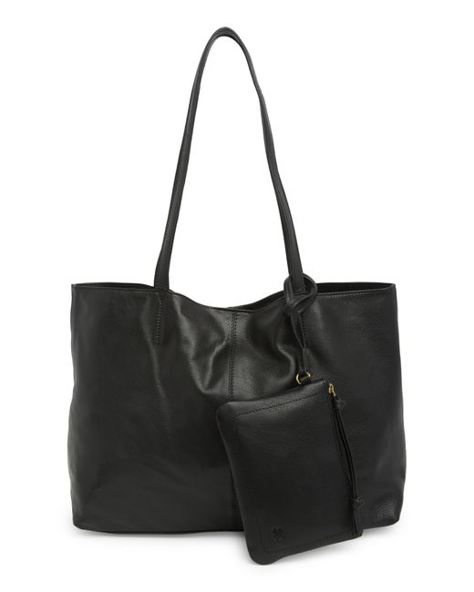 Lucky Brand Black Mora Leather Tote