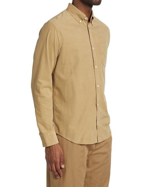 NN07 Natural Levon 5723 Corduroy Button-Down Shirt for men