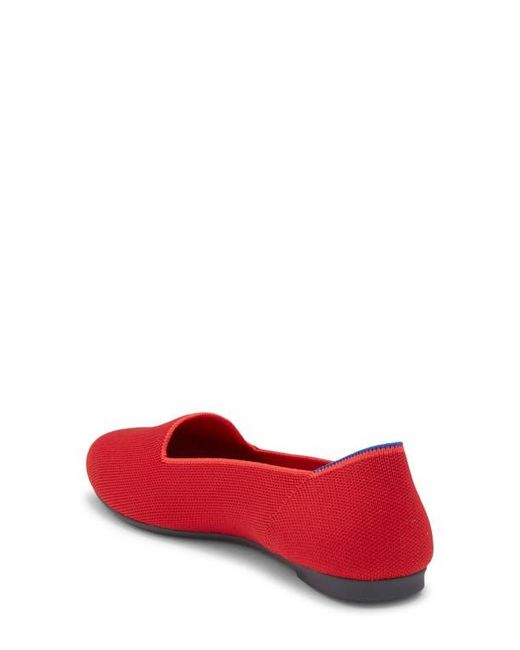 Rothy's Red Lounge Knit Flat