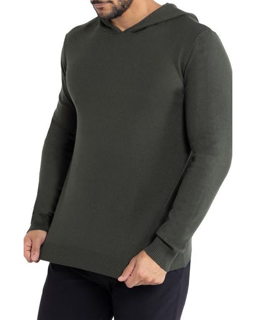 Xray Jeans Gray Core Knit Pullover Hoodie for men