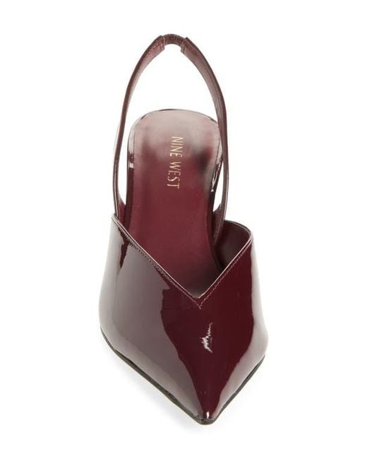Nine West Red Lamma Slingback Pump