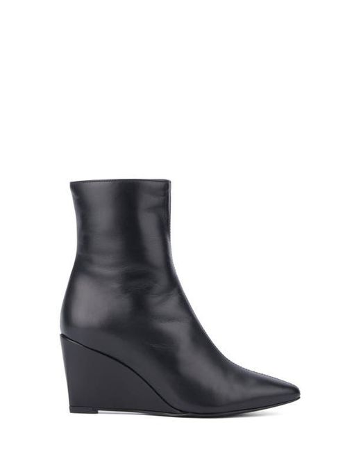 Aquatalia Black Pauletta Wedge Boot